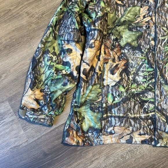 Vtg mossy oak raintaimer II jacket in camo size XL in forest floor hooded - Picture 3 of 11